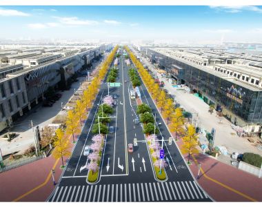 华南城文明创建市政道路及附属设施改造